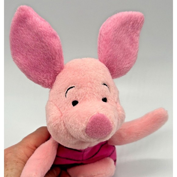 DISNEY Winnie the Pooh's Piglet 9" Sitting Plush Stuffed Toy - Arcotoys … - Picture 2 of 9